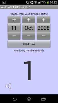 Your Daily Lucky Number screenshot 2