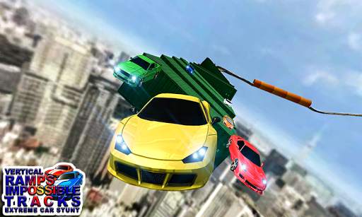 Vertical Ramps Impossible Tracks Extreme Car Stunt स्क्रीनशॉट 5