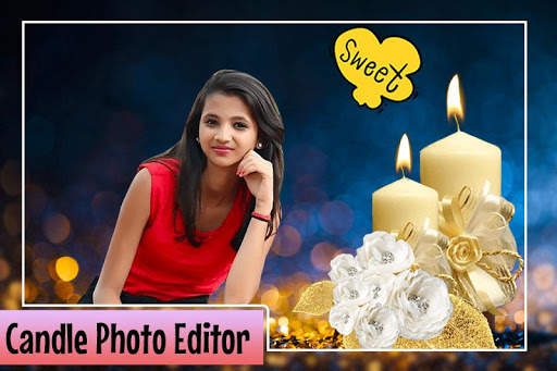 Condolence  Photo Frame with candle screenshot 3