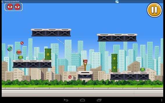 knock down : angry spider-hero VS crazy pigs screenshot 7