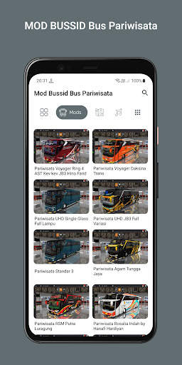 MOD Bussid Bus Pariwisata screenshot 1