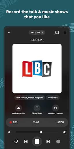 VRadio - Online Radio Player & Radio Recorder screenshot 4