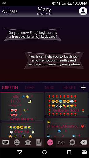 Black Neon Wallpaper for Emoji Keyboard screenshot 3