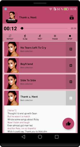 Ariana Grande Songs Lyrics Offline (New Version) screenshot 1