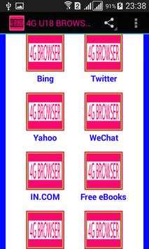 4G U18 BROWSER screenshot 2