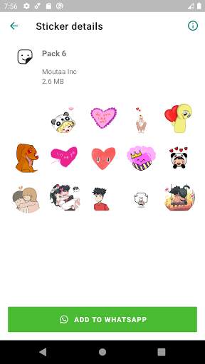 WAStickerApps Animated 💕 Love Animated Stickers screenshot 5