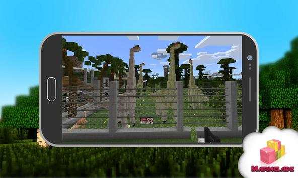Map Jurassic World in Minecraft screenshot 3