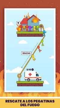 Rope Puzzle: Stickman Rescue screenshot 1