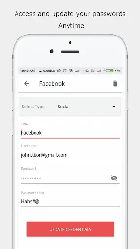 My Vault - Offline Password and Notes Manager स्क्रीनशॉट 3