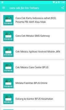 Cara Cek Jkn Kis Terbaru screenshot 3
