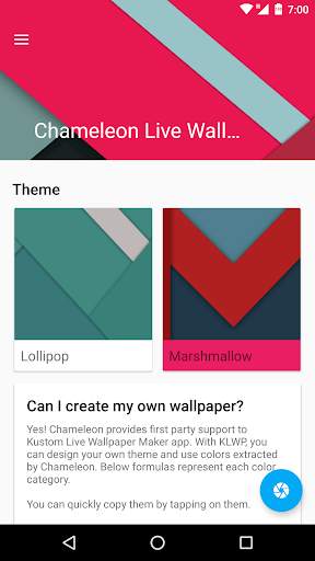Chameleon Live Wallpaper KLWP screenshot 2