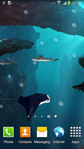 3D Sharks Live Wallpaper Lite screenshot 1