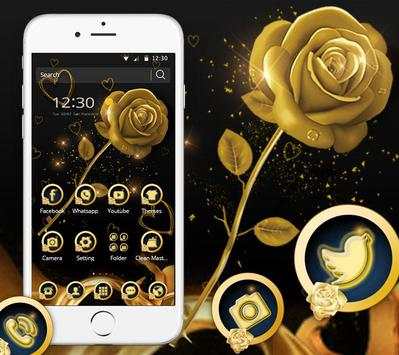 Golden Rose Theme screenshot 1