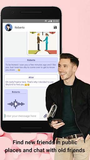 ShyGrid: offline social app screenshot 5