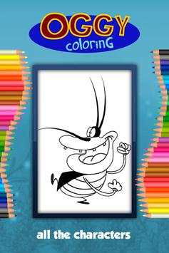 Oggy Coloring Game screenshot 4