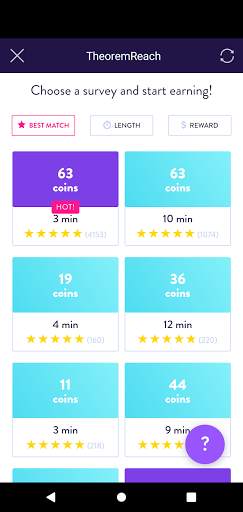 Earn real money with surveys: rewards cash app screenshot 1