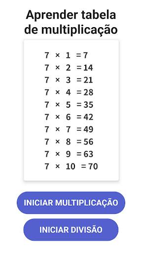 Tabuada Matemática: Math Game screenshot 2