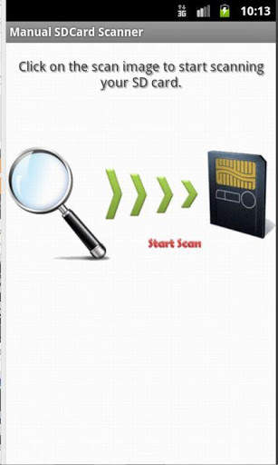 Manually Scan SD Card / Media screenshot 1