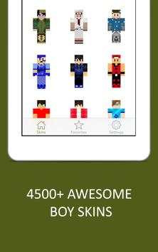 3D Boy Skins for Minecraft PE screenshot 7