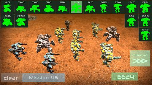 バトルシミュレーター：戦闘ロボット screenshot 1