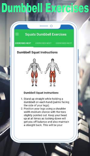 Dumbbell Exercises Free screenshot 3