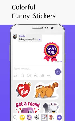 Free Video Calling & Messenger Stickers New 2021 screenshot 1