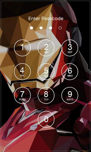 Super Heroes Lock Screen 2 تصوير الشاشة