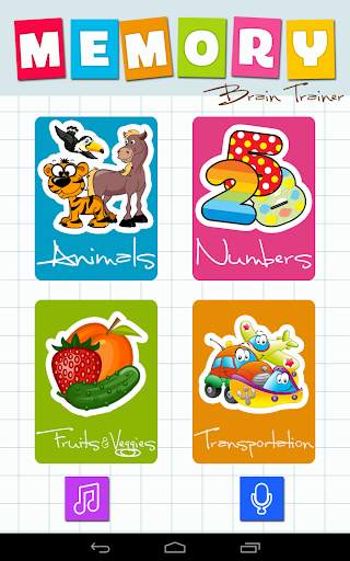 Memory Game: Animals, Fruits, Cars & Numbers screenshot 5