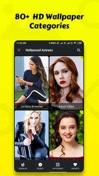 Hollywood Actress Wallpaper 3 تصوير الشاشة