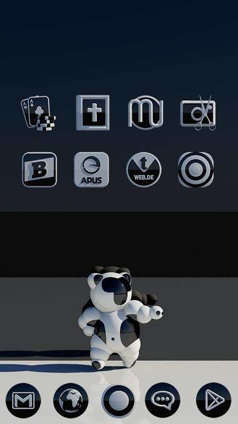 MONOO Black & White Icon Pack screenshot 4