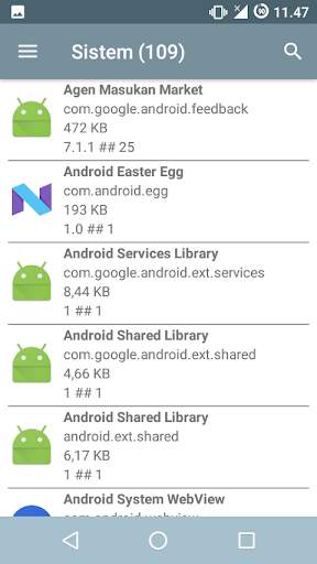 Pengelola aplikasi sistem screenshot 5