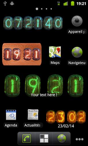 Nixie Clock Widget screenshot 2