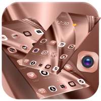 Luxury Smooth Rose Gold Theme on 9Apps