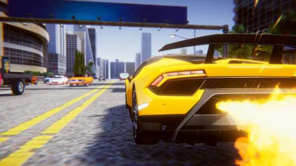 Lamborghini Car Racing Simulator City screenshot 3
