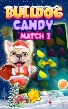 French Bulldog Candy Match 3 screenshot 1