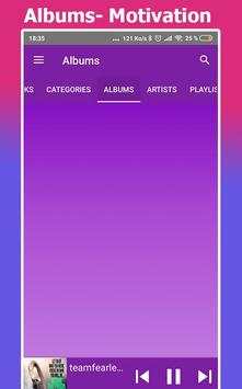 motivational speech audio - Music Player screenshot 6