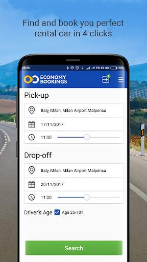 EconomyBookings Car Rental screenshot 2