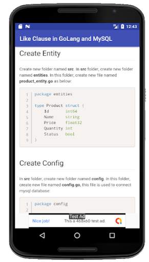 Learn GoLang and MySQL with Real Apps screenshot 5