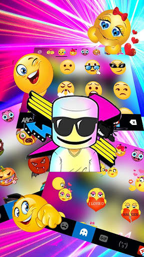 Cool Blast DJ Music Keyboard Background screenshot 4