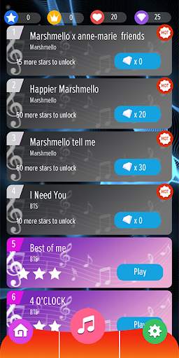 Marshmello DJ Piano Tiles screenshot 2