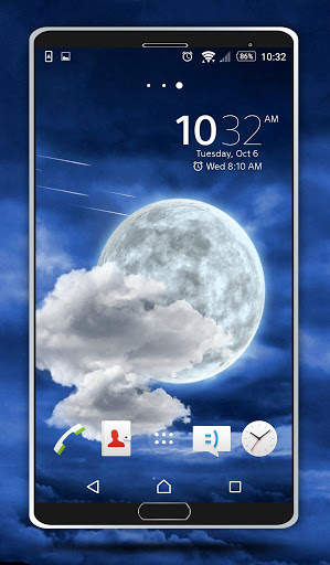 Full Moon Live Wallpaper screenshot 5
