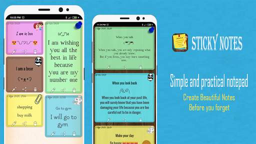 Notepad: Sticky Notes & Memo 1 تصوير الشاشة