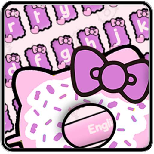 Cute Kitty Donut Keyboard 10001006
