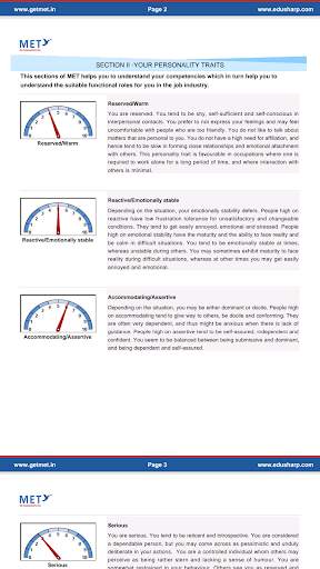 My Employability Test (MET) screenshot 7