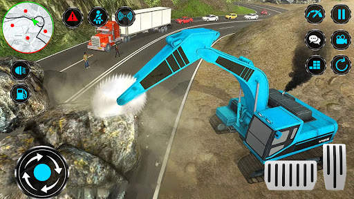 Heavy Excavator Rock Mining screenshot 2