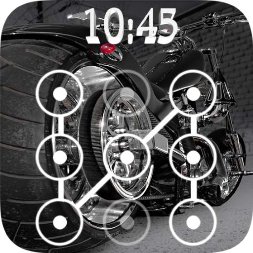 Motorcycle Pattern Lock Screen 1.0