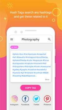 HashTags for Instagram - Get Followers & Like 2019 screenshot 4