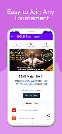 BGMI Tournaments: Free UC, Royal Pass Giveaway screenshot 2
