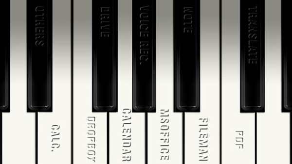 Piano Theme for ssLauncher OR screenshot 7