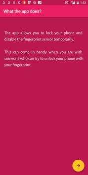 Disable Fingerprint Unlock Temporarily screenshot 1